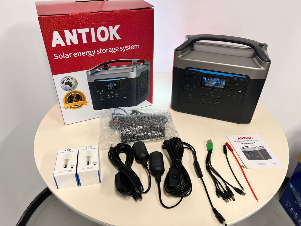 Antiok Complete Solar Generator & Panel Kit