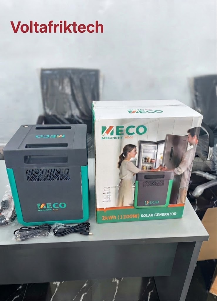 MECO Megmeet 2kWh (1200W) All-in-One Portable Solar Generator