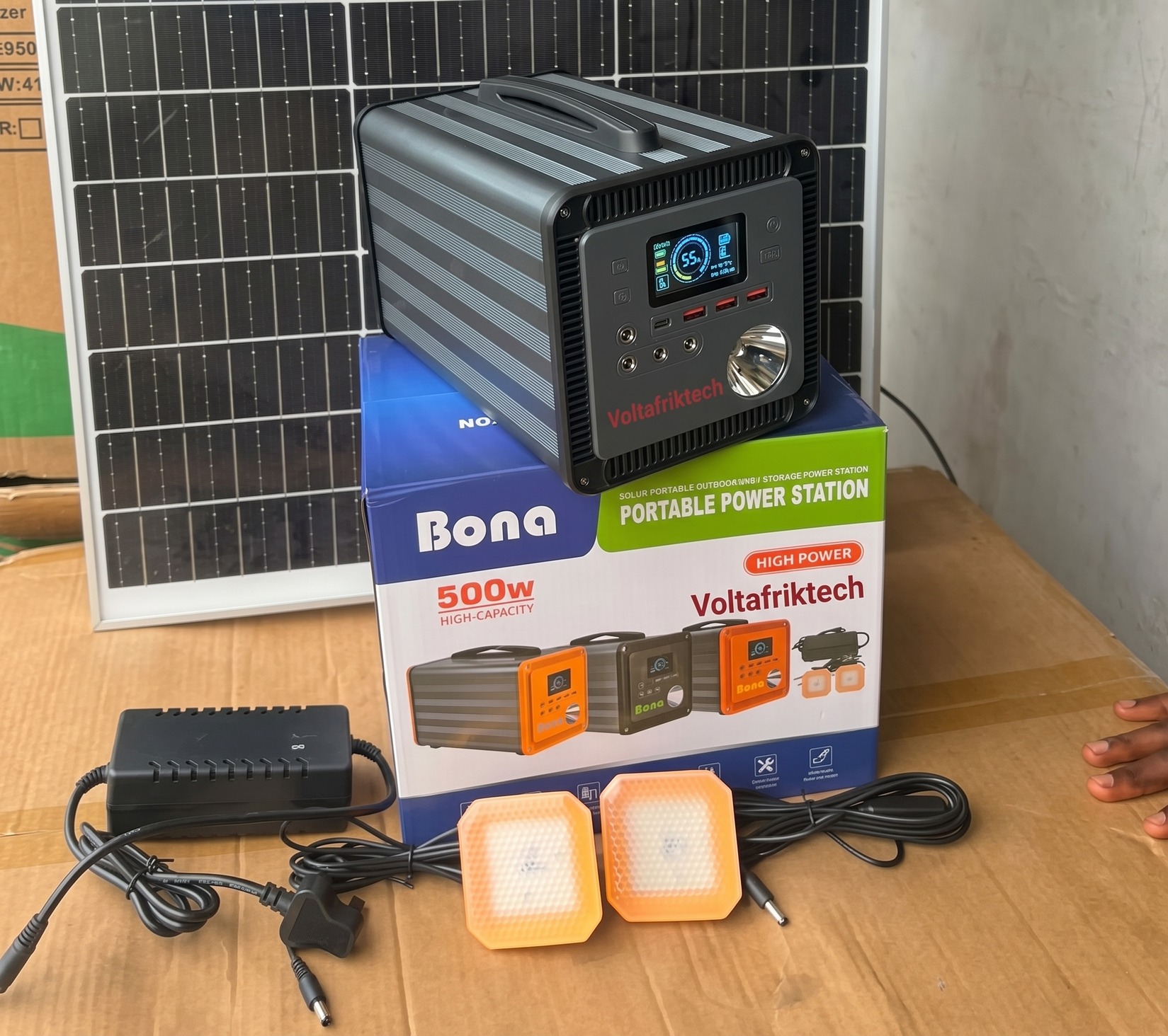 Bona 500W Portable Station Kit with panel